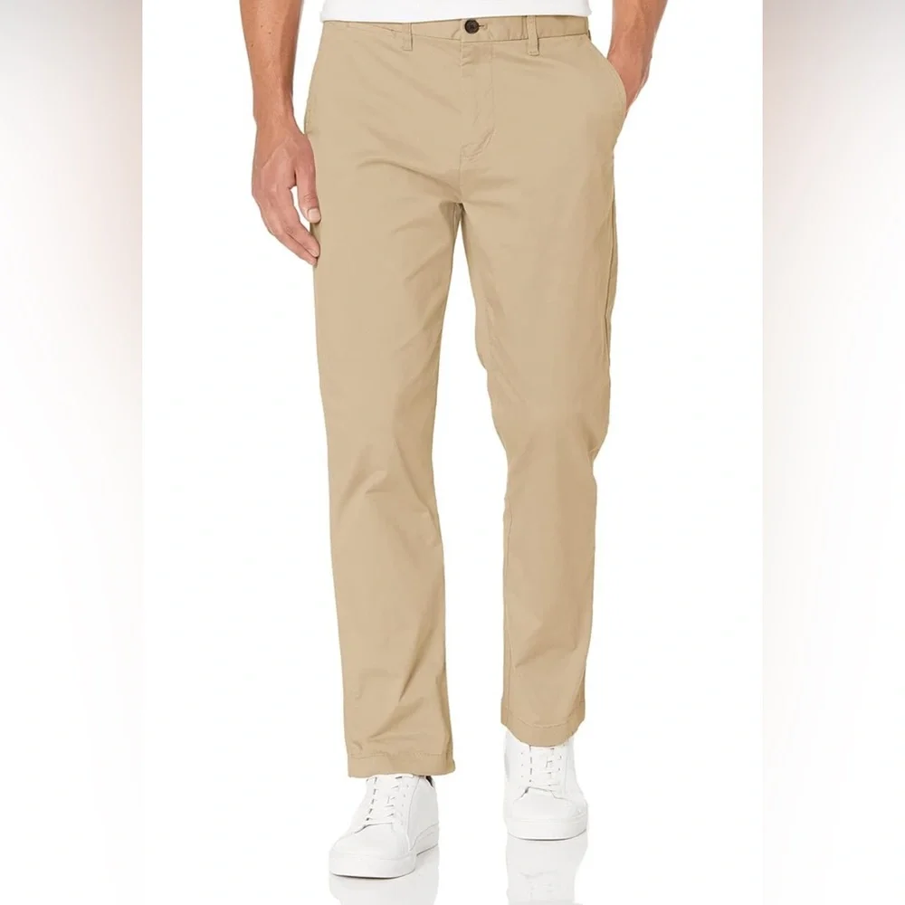 Tommy Hilfiger Khaki Chino Pants 32”/32” Custom fit - Picture 1 of 6